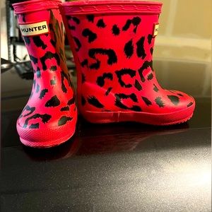 Toddler size 5 Hunter boots
